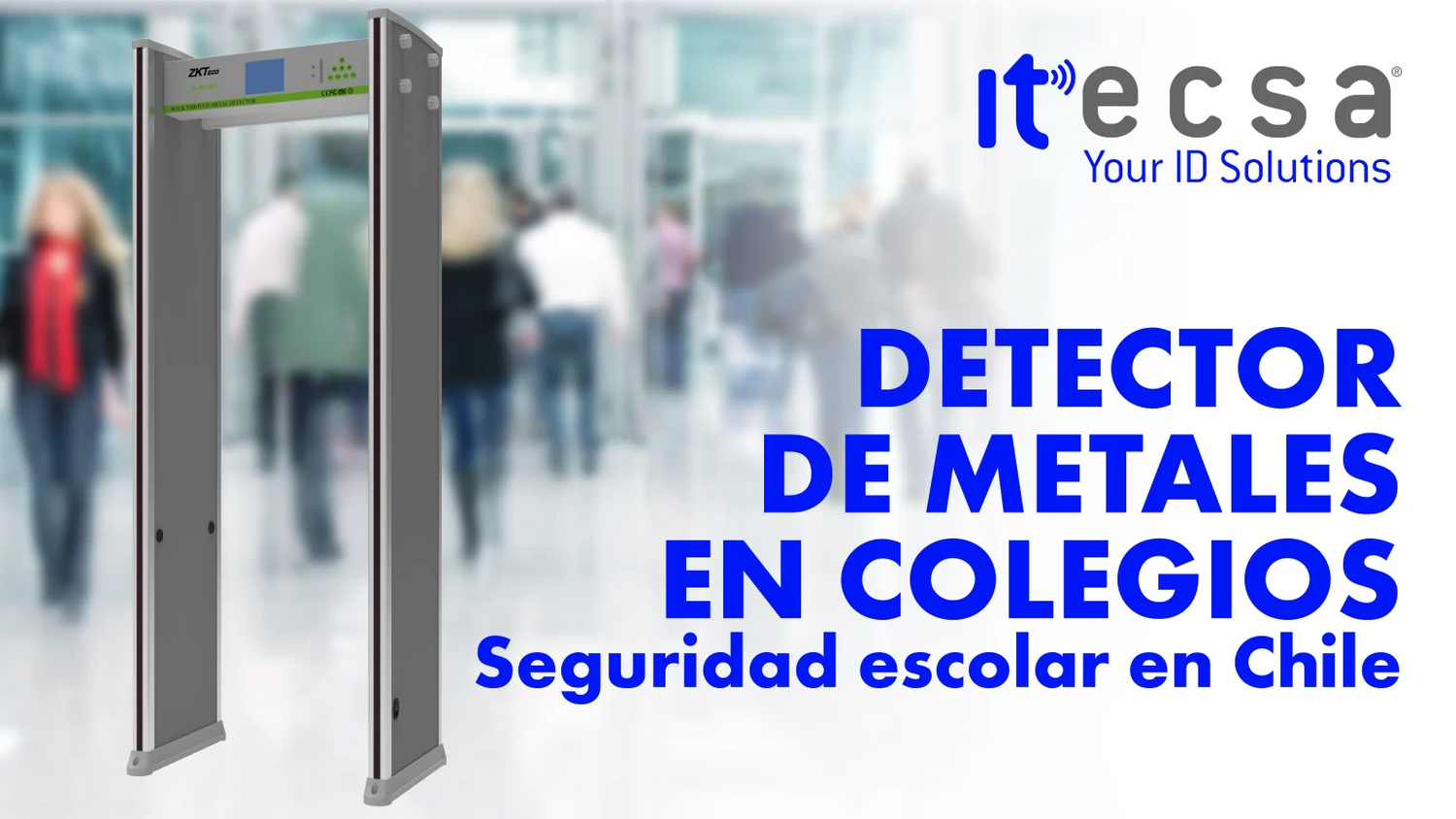 Detector de metales en colegios: seguridad escolar en Chile
