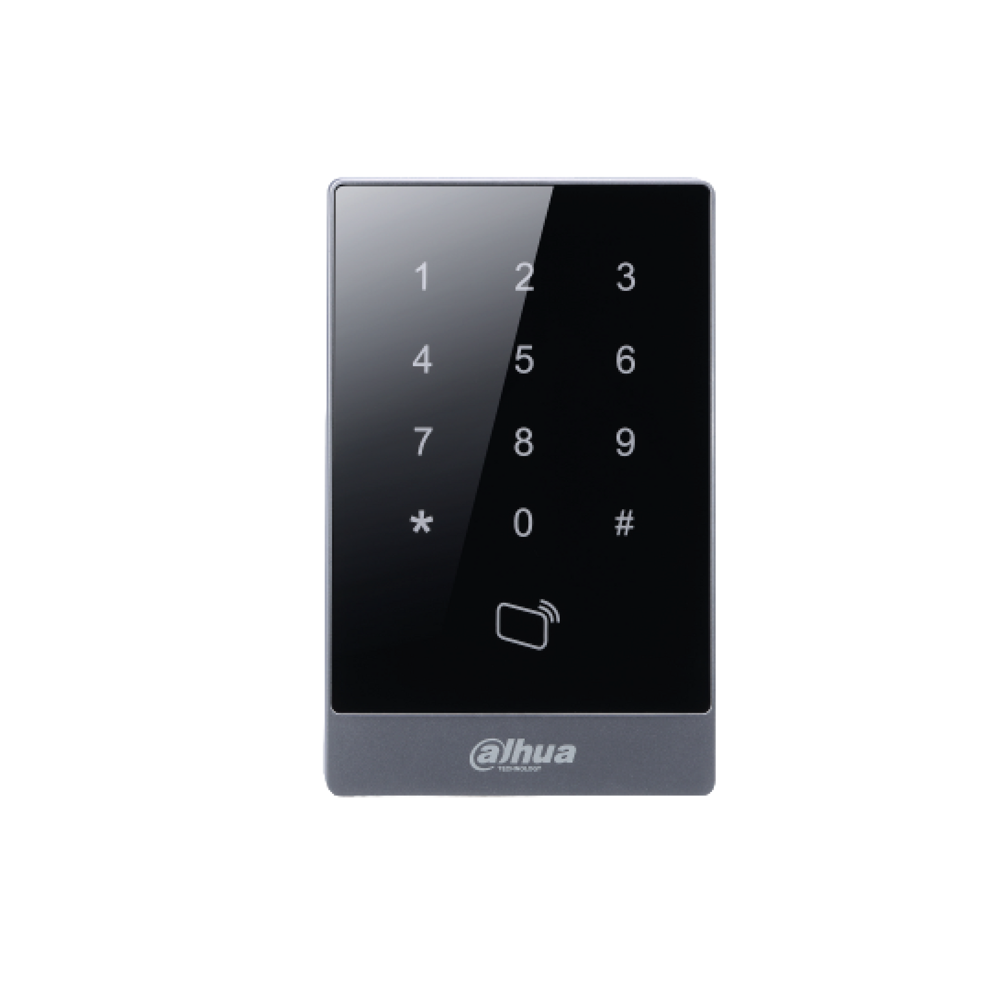 Lector esclavo de control de acceso Dahua ASR1101A con teclado táctil y lector de tarjeta MIFARE

