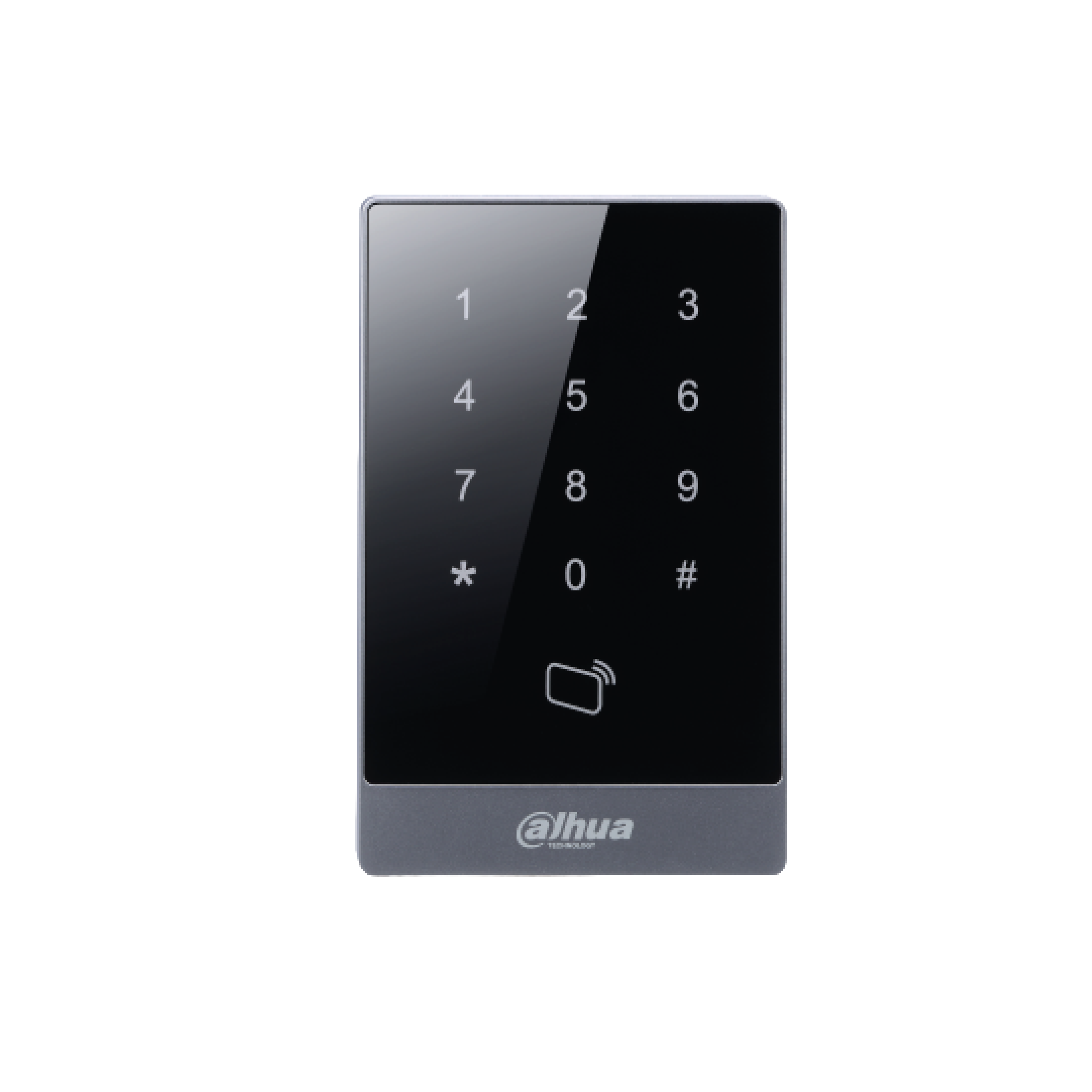 Lector esclavo de control de acceso Dahua ASR1101A con teclado táctil y lector de tarjeta MIFARE

