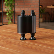 Cinta negra original Evolis R3012 con barniz protector de 500 impresiones para Pebble 4 y Dualys 3

