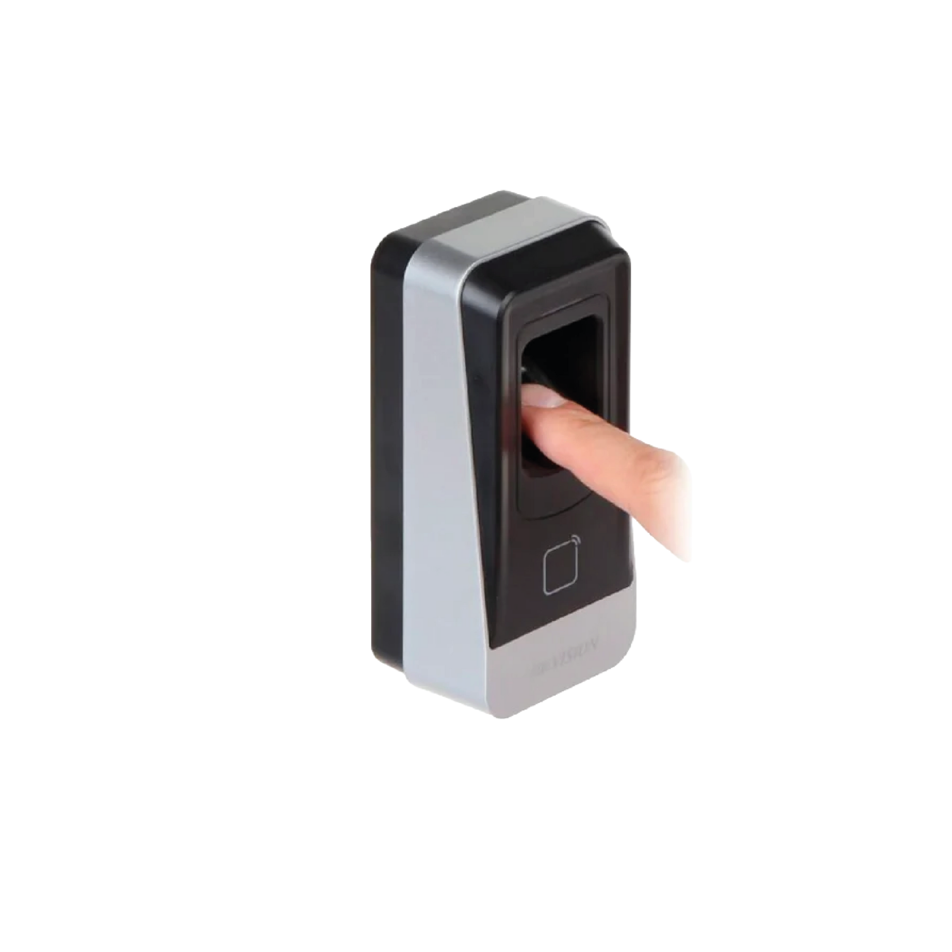 Lector biométrico esclavo Hikvision DS-K1201AMF con huella digital, lector de tarjetas M1 y RS485

