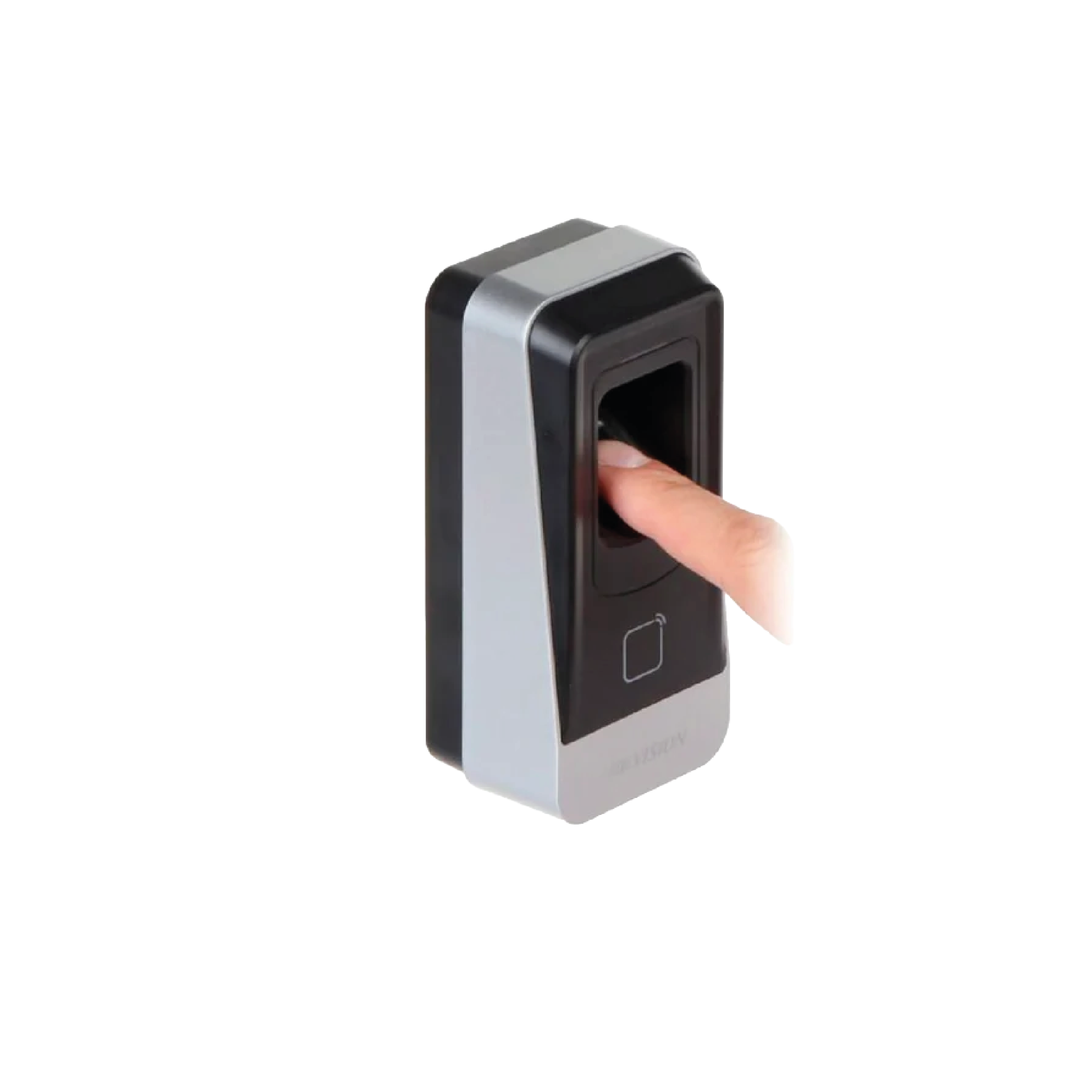 Lector biométrico esclavo Hikvision DS-K1201AMF con huella digital, lector de tarjetas M1 y RS485

