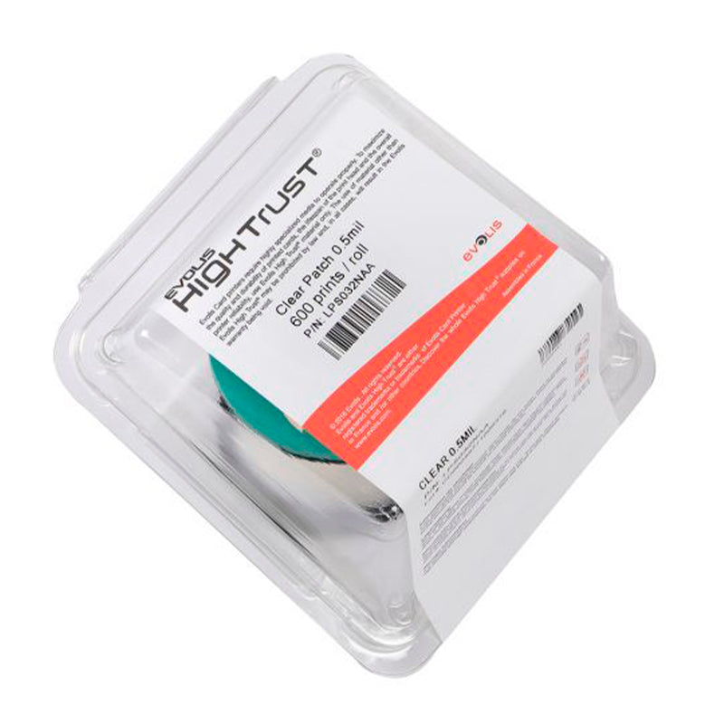 Evolis Clear Patch 0.5 mil EVO-LPS032NAA | 600 Impresiones