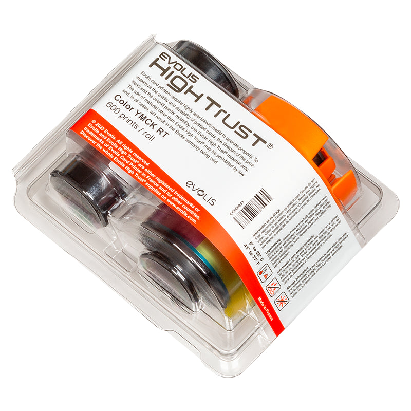 Cinta Evolis YCK Retransfer RT4F101A100 | 600 Impresiones | Agilia