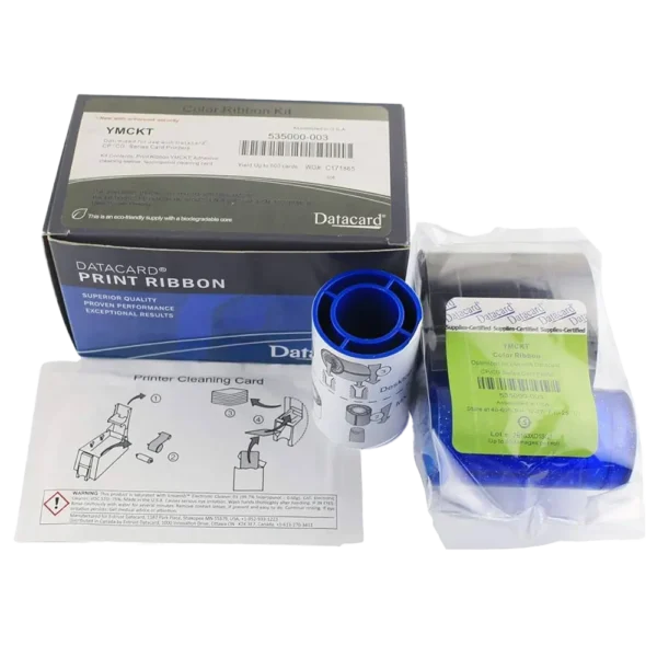 Cinta Entrust Datacard 535000-003-LA - Color YMCKT CP Series (500 impresiones)