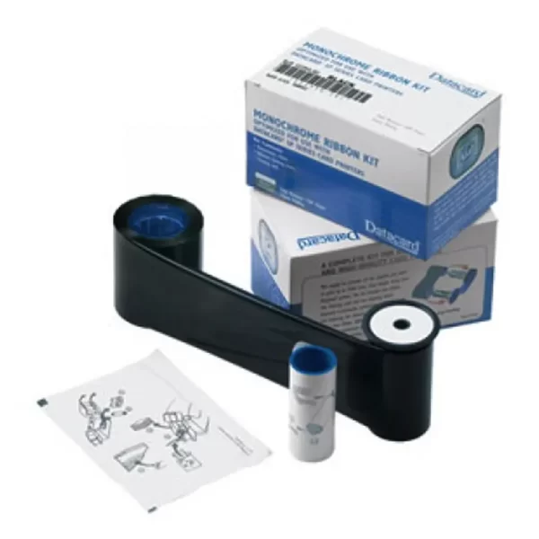 Datacard Ribbon Negro con Topcoat (KT)