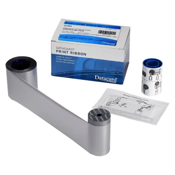 Kit de cinta de Datacard SP55 y SP55 Plus Silver Metall
