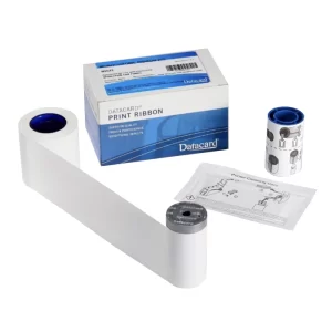 Kit White Ribbon Datacard